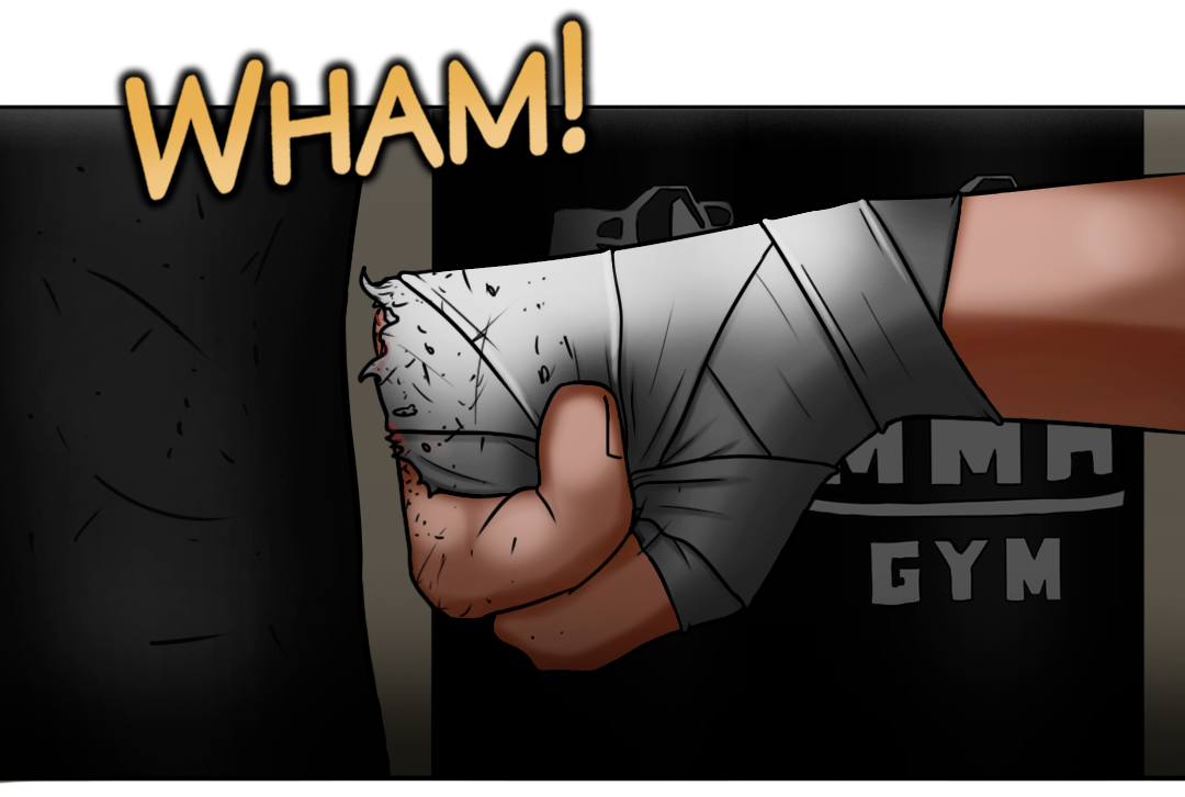 Gym Montage Gone Bad panel 16